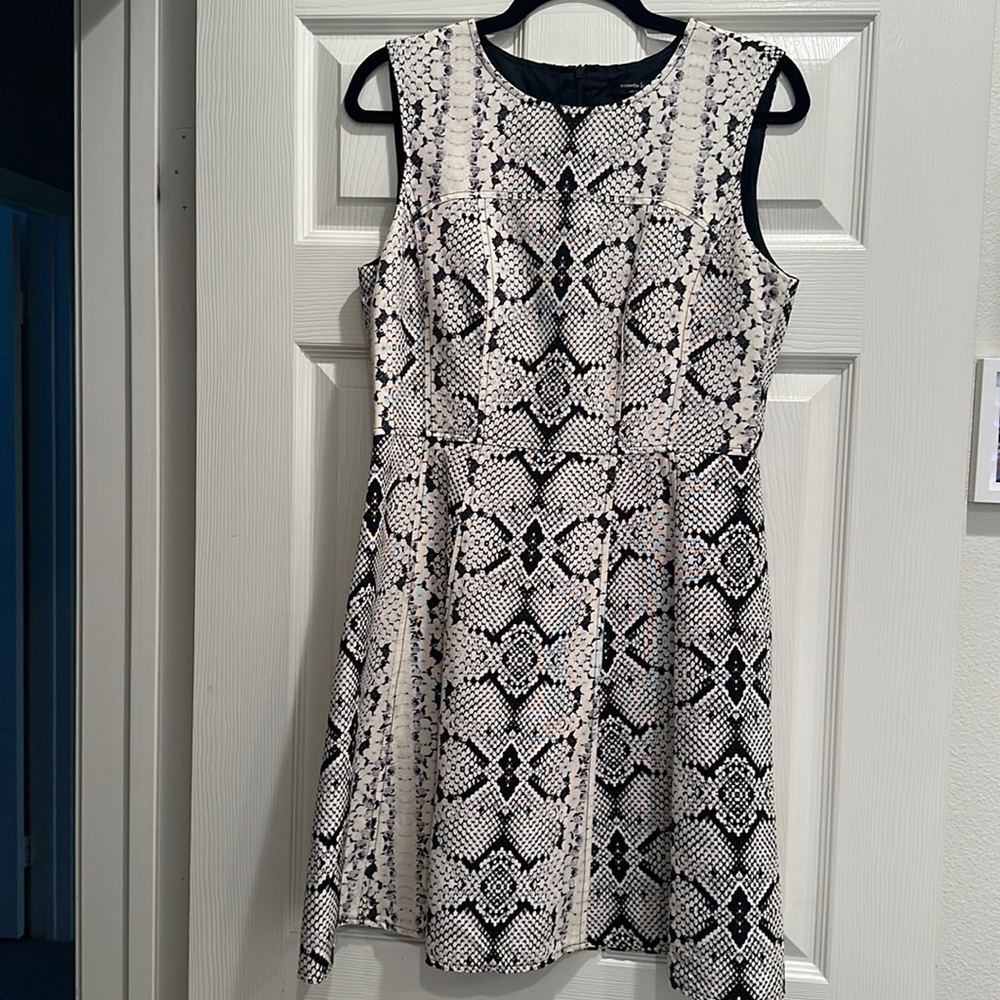 Nanette Lepore snake skin sleeveless dress